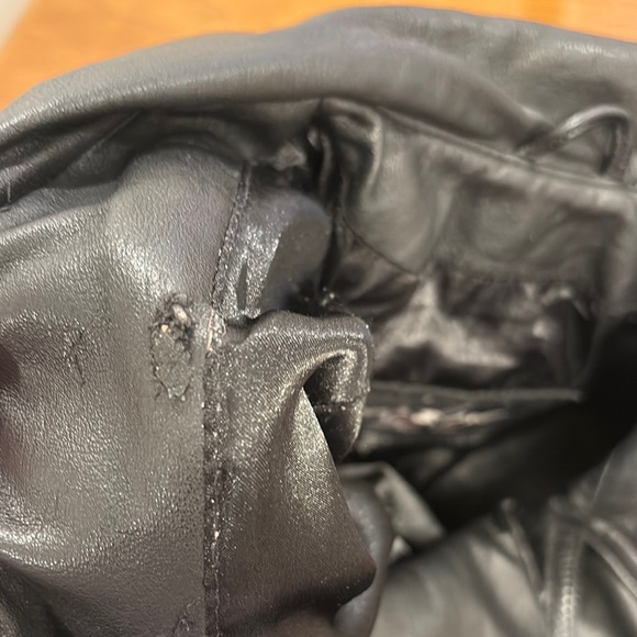 Wilsons Black Leather Jacket Classic - Picture 5 of 7